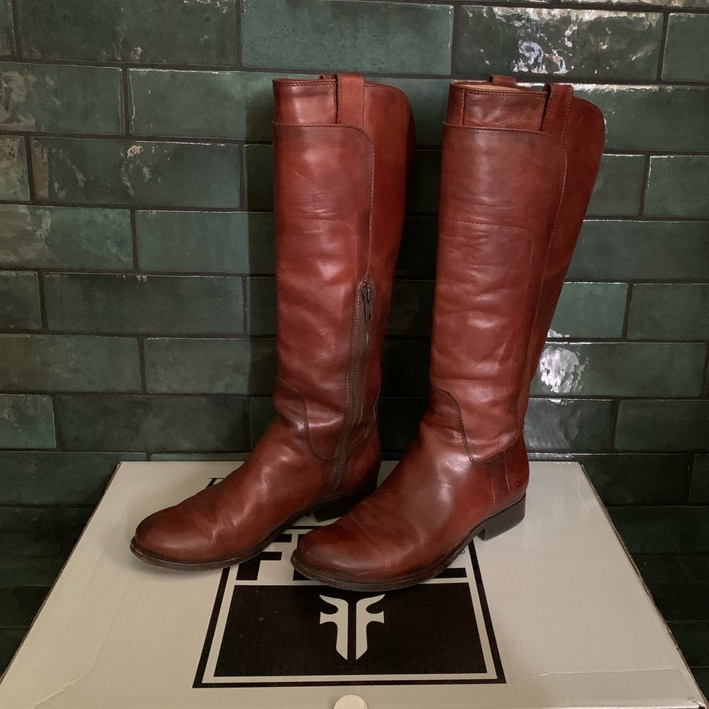 Frye Melissa Redwood Tall Riding Boot 6.5